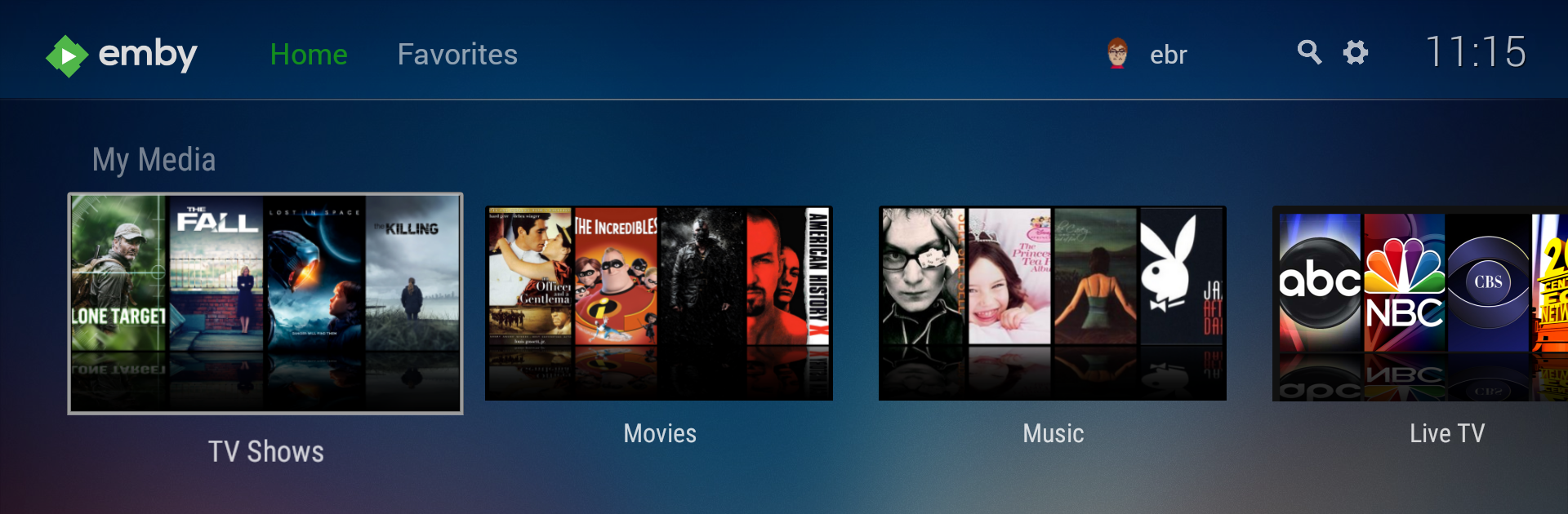Emby for Android TV