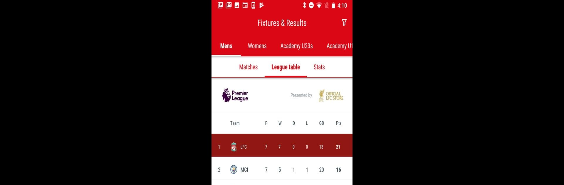 The Official Liverpool FC App