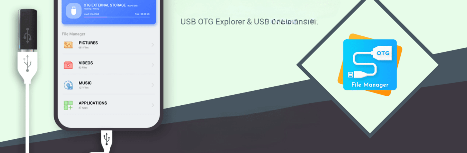 Conector USB: Gerenciador OTG