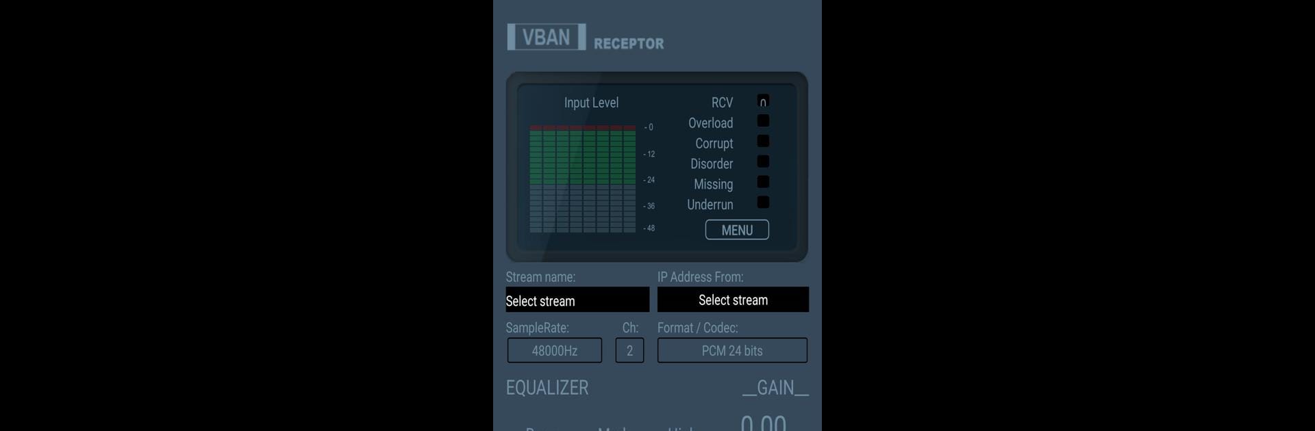 VBAN Receptor