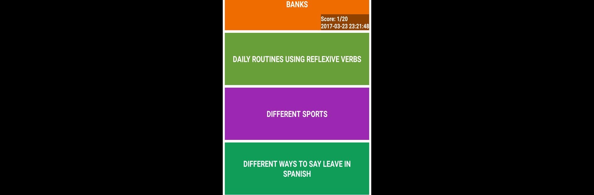 Spanish Grammar Test