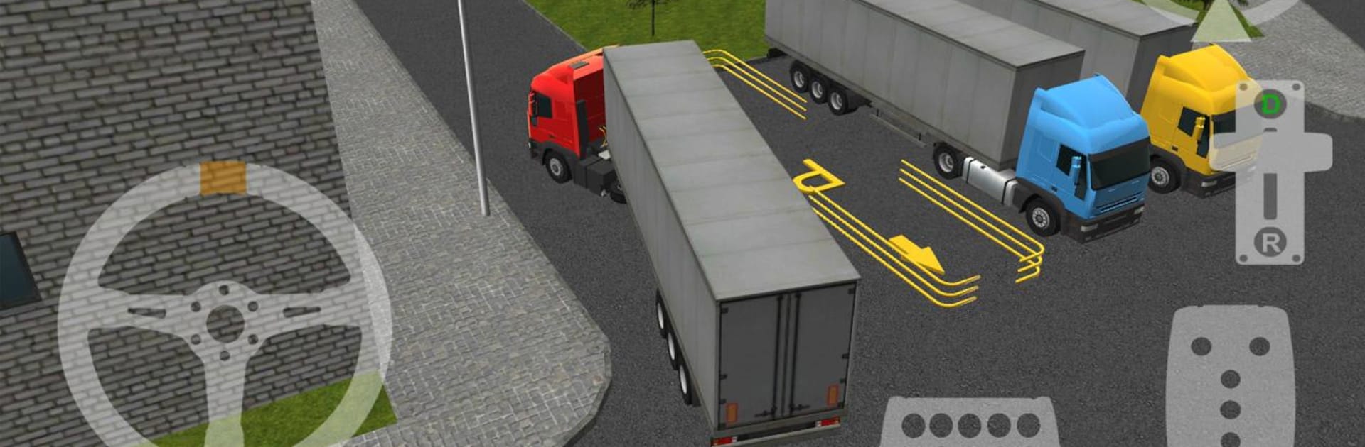 Semi Driver Trailer Parking 3D