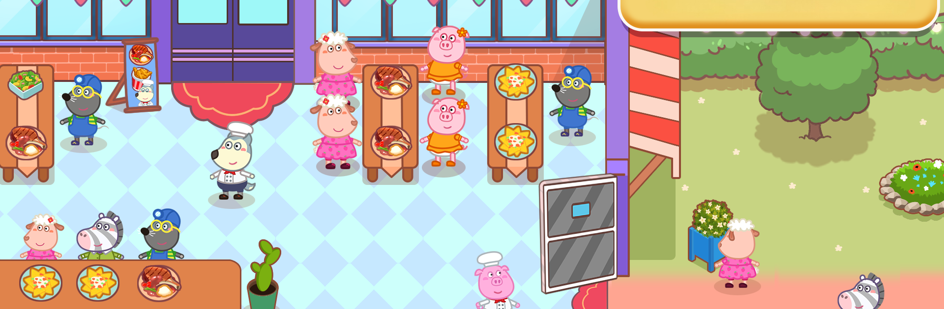 Wolfoo Snack Bar, Restaurant