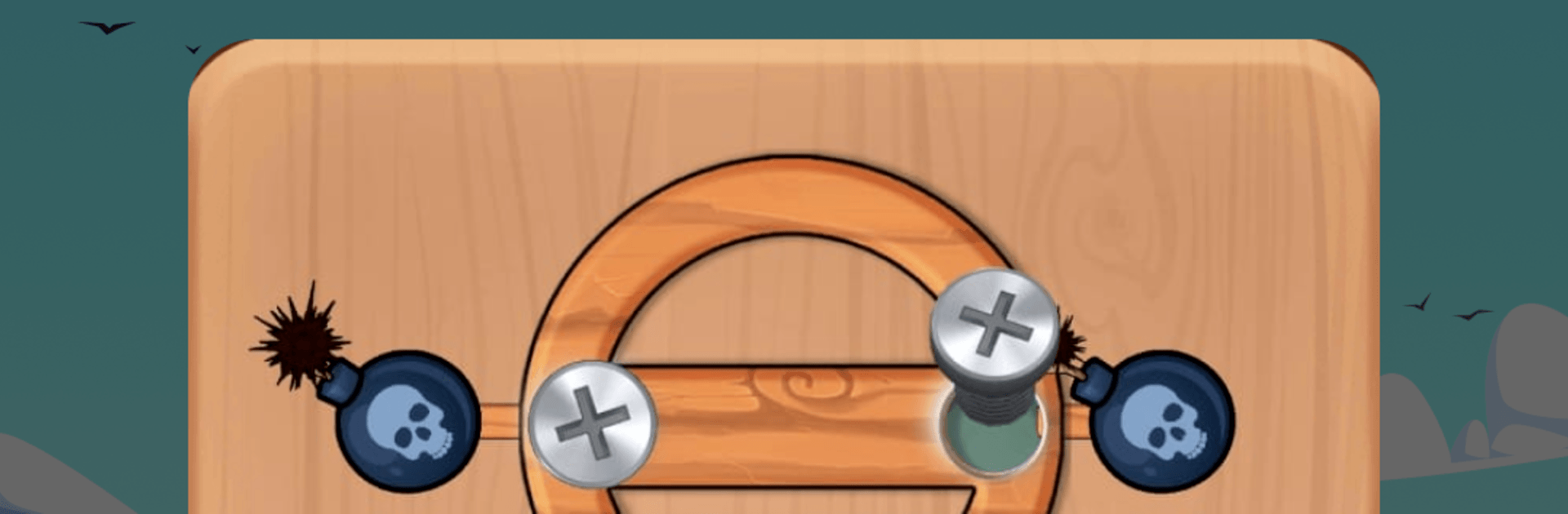 Wood Nuts & Bolts Screw Puzzle