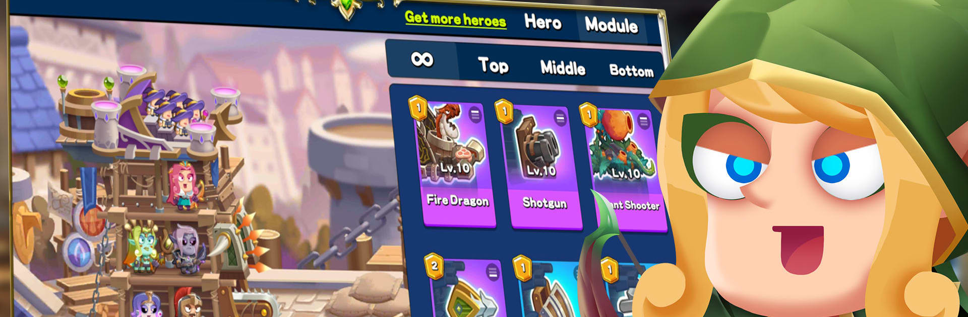 Battle Towers - TD Hero RPG