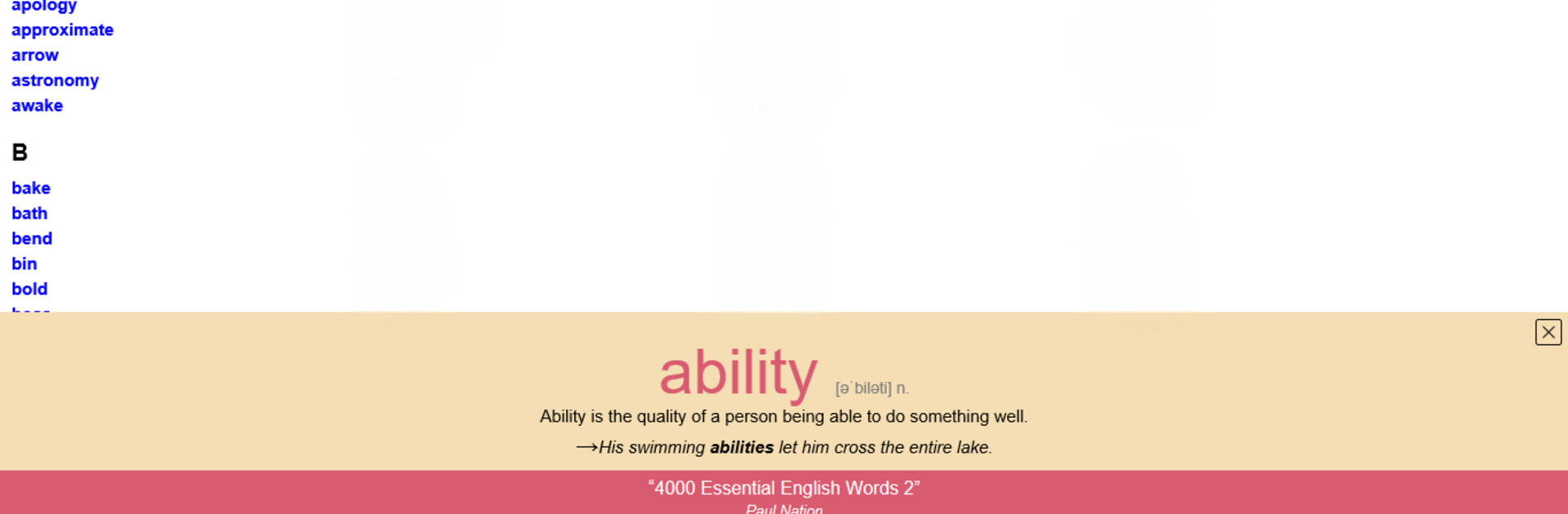 4000 Essential English Words 2