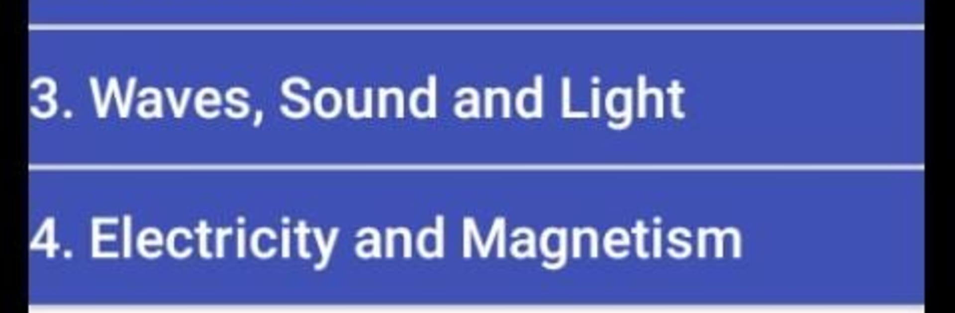 Grade 11 Physical Science Mobile Application