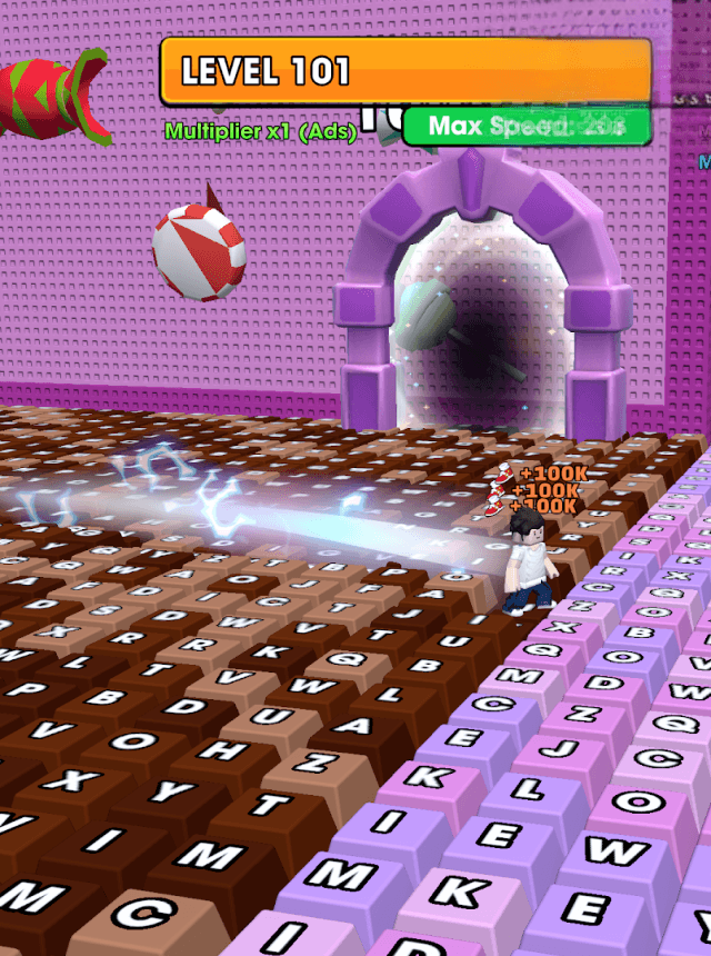 Speed Keyboard: Parkour Escape
