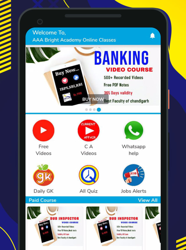 AAA Bright Academy Competitive Exam App