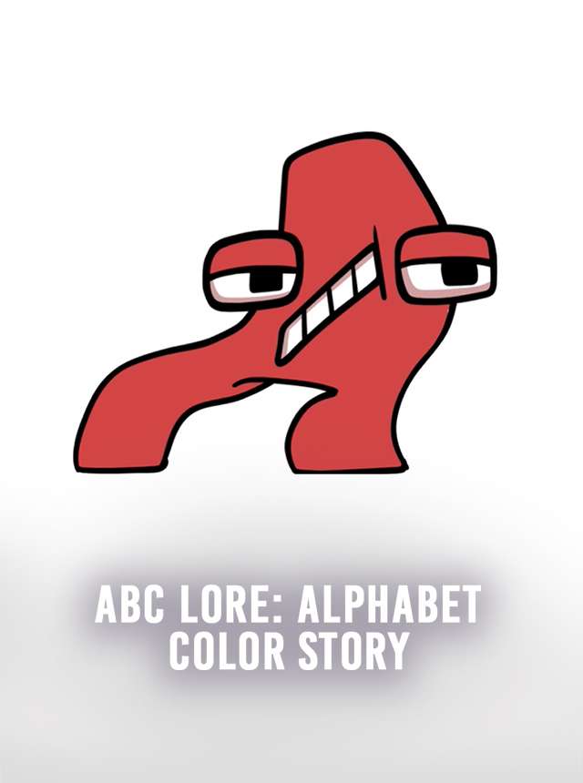 This mobile ad I got is ripping off Alphabet Lore (a series that