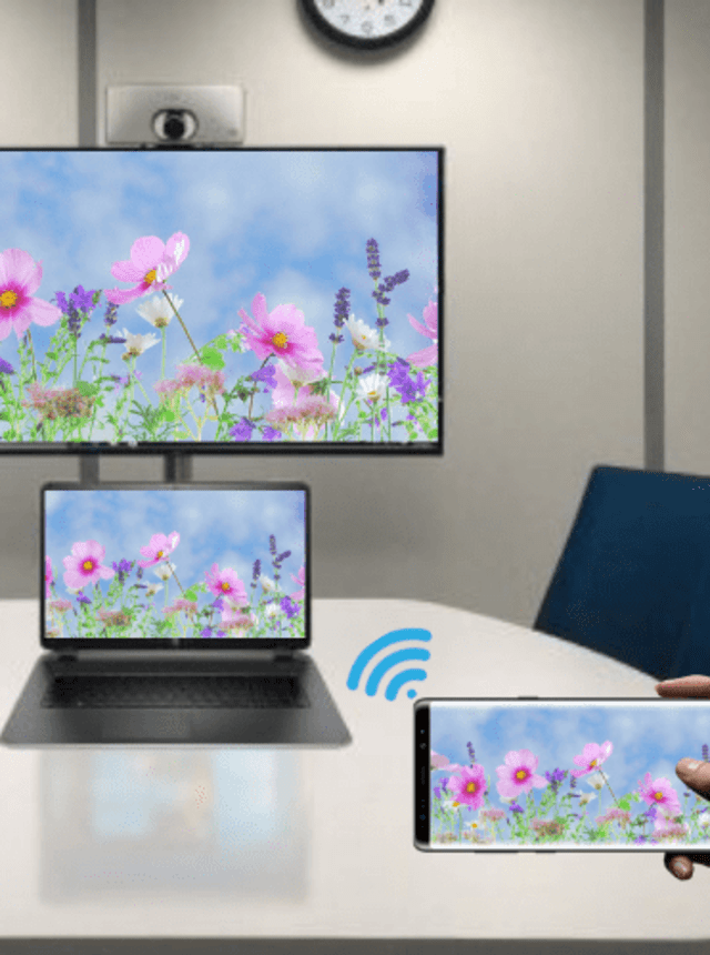 Screen Mirroring with TV/PC Mobile Screen to TV/PC