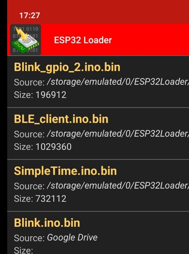 ESP32 Loader (Blynk Uploader)