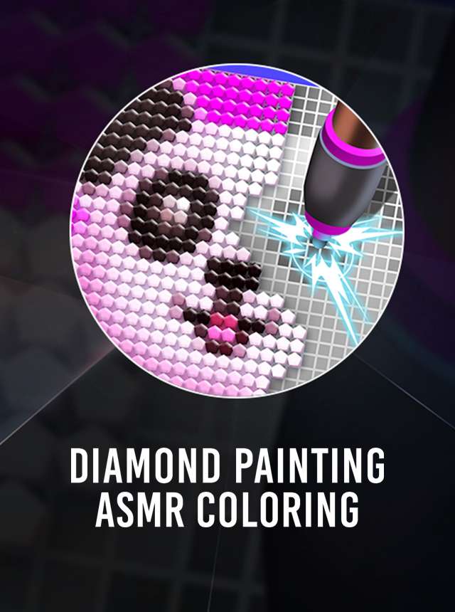 Play Diamond Painting ASMR Coloring Online