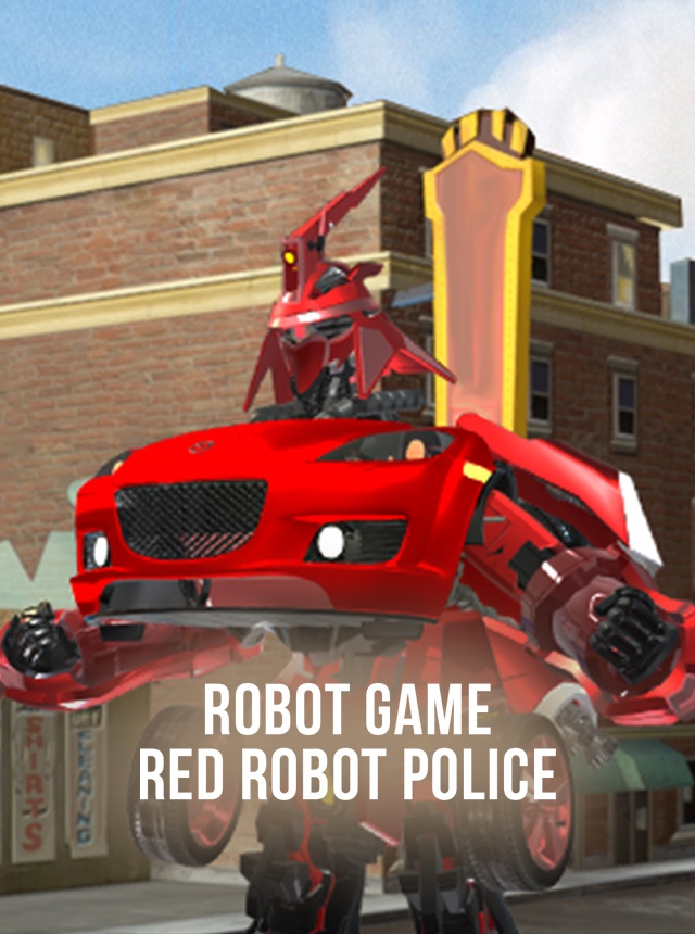 Play US Police Car Real Robot Transform