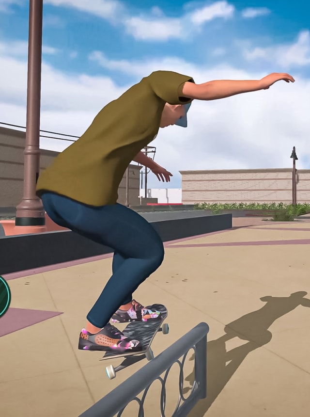 Skate Stunt Run Race Simulator