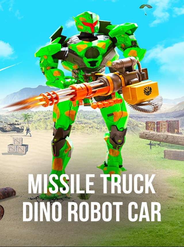 Download & Play Missile Truck Dino Robot Car on PC & Mac (Emulator)