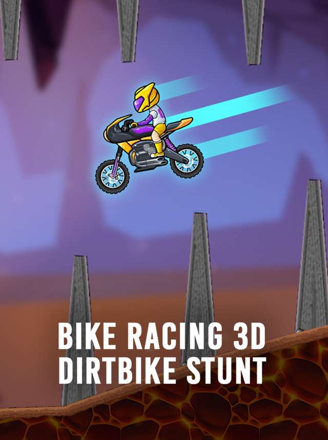 Green motorcycle game jumping on ramps Motorbike motocross track and race  games 