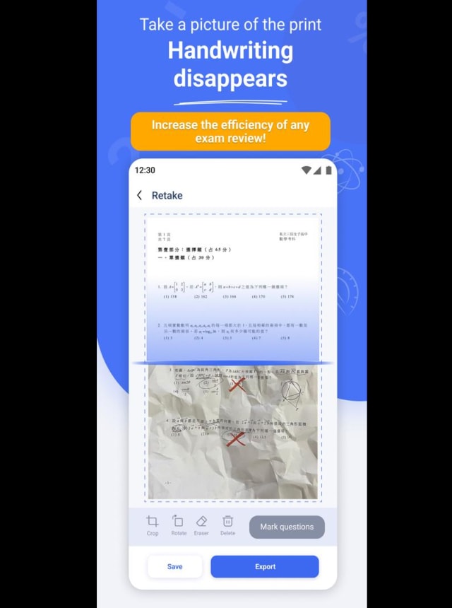 GradeUp: Homework Scanner