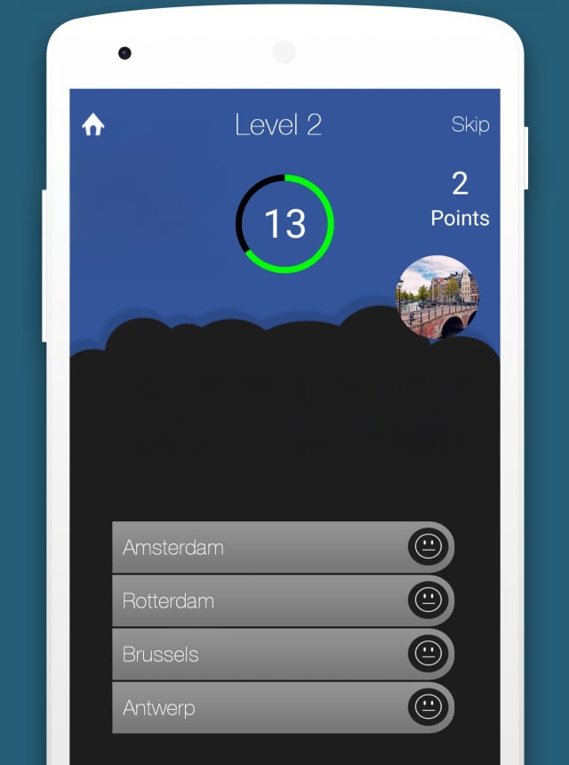 World Capitals Quiz Test Game