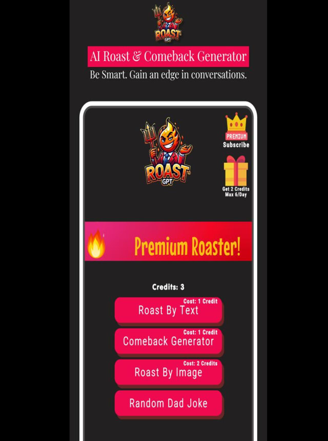 RoastGPT:AI Roasts & Comebacks