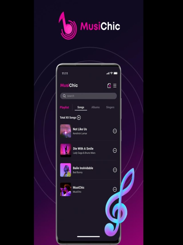 MusiChic-Offline Music Player