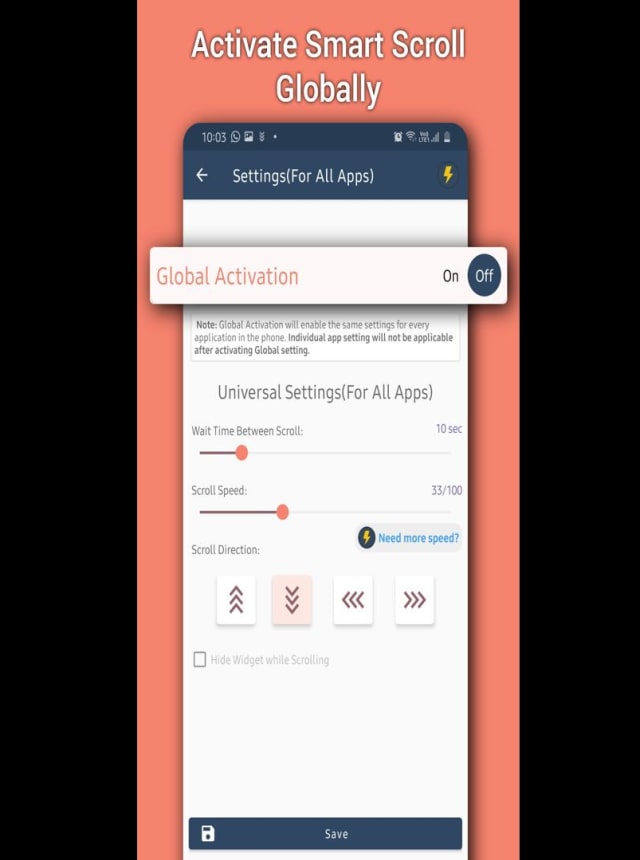 Smart Scroll - Auto Scroll Apps/Documents/Browsers