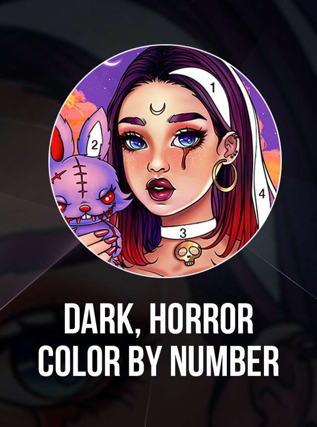 Play Dark, Horror Color by Number Online