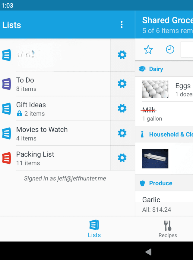 AnyList: Grocery Shopping List