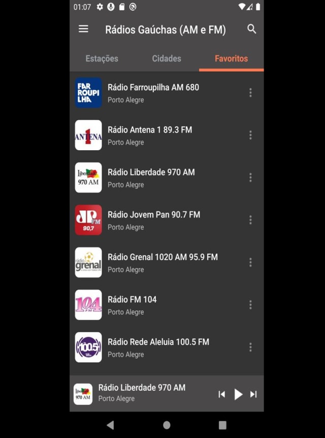 Rádios Gaúchas (AM e FM)