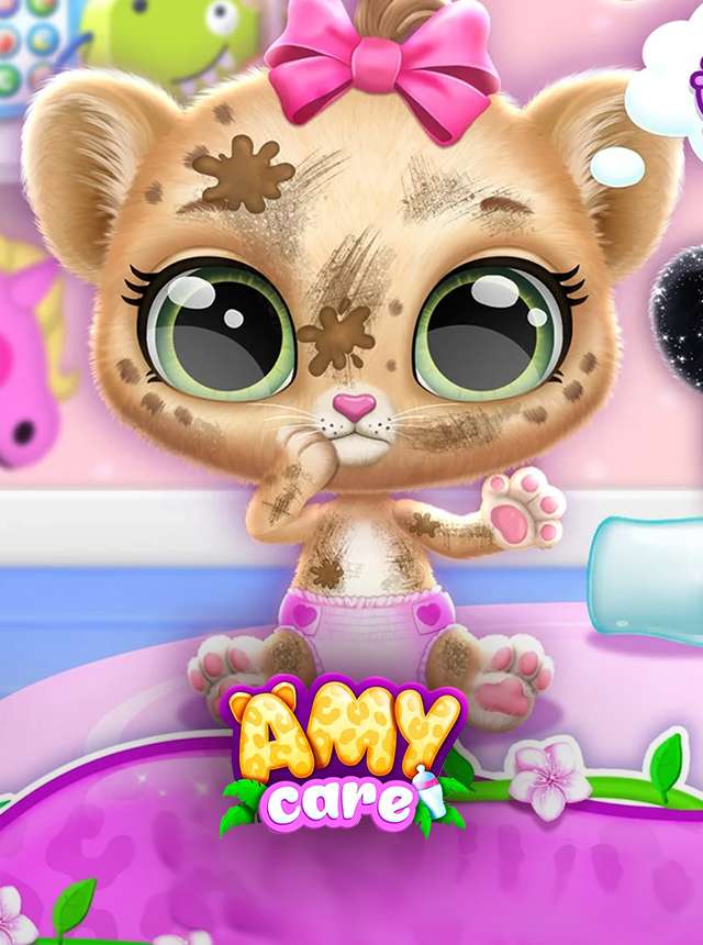 Play Amy Care - My Leopard Baby Online