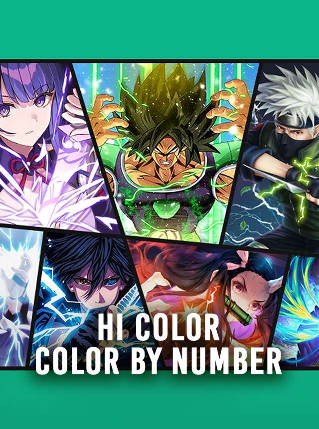kawaii Anime & Manga - Color by Number for Android - Download | Cafe Bazaar