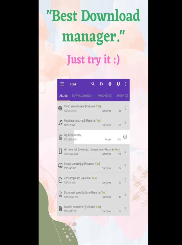 1DM+: Browser & Video Download