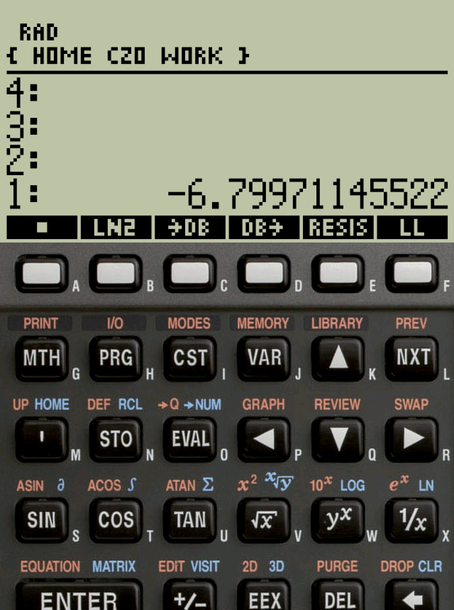 48sx, a vintage RPN calculator