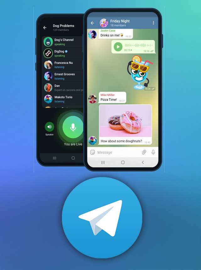 Telegram, Software