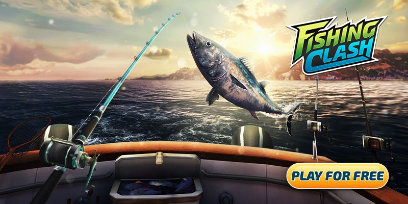 Play Fishing Clash: Catching Fish Game. Hunting Fish 3D on PC